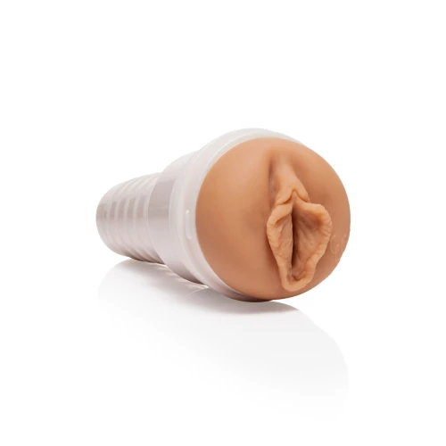 На фото изображен мастурбатор-вагина Элиза Ибарра Fleshlight Girls: Eliza Ibarra - Ethereal для мужчин на белом фоне