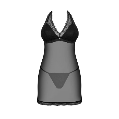 Obsessive Medilla chemise & thong M/L - Еротичний пеньюар на подарунок