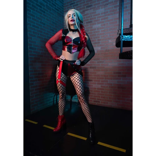 Leg Avenue Crime Spree Sweetie XS - Рольовий костюм "Харлі Квін"