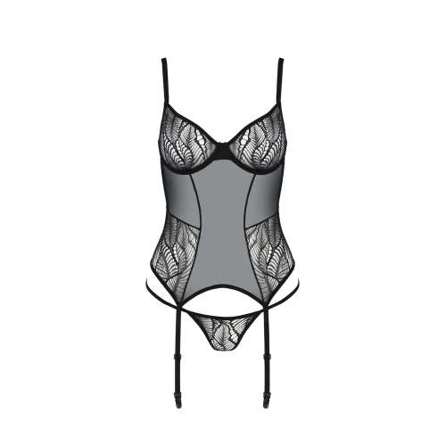 Корсет Passion LEAFA CORSET black L/XL - ECO Passion