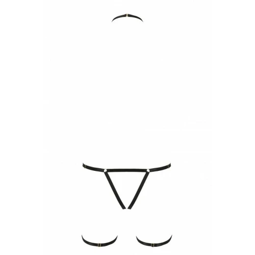 Портупея-стрепы на все тело Passion Exclusive BRENDA S/M, black (мятая упаковка!!!)