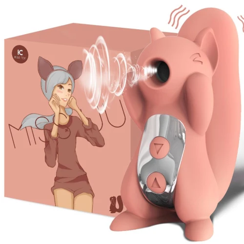 KisToy Miss UU Orange — Вакуумный стимулятор с вибрацией