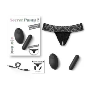 На фото изображено: Love To Love SECRET PANTY 2 – вибратор в трусики с мощной вибропулей и 10 режимами вибрации
