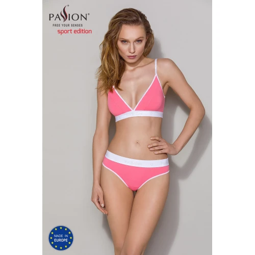 Passion PS007 TOP (S) - Спортивный женский топ (Розовый)