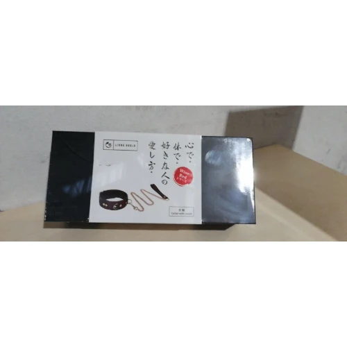 Ошейник с поводком Liebe Seele Wine Red Collar and Leash (мятая упаковка!!!)