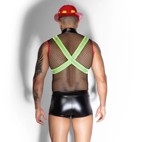 Мужской эротический костюм пожарного JSY 9152 One Size