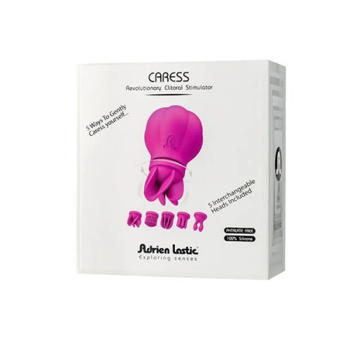 Adrien Lastic Caress - Вибратор спиннер с множеством насадок