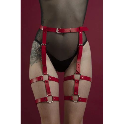 Feral Feelings - Garter - Красные гартеры 