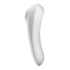 Satisfyer Dual Pleasure White - Вакуумный стимулятор с вибрацией 