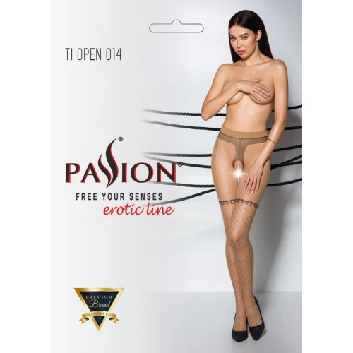 Passion TIOPEN 014 beige 5 (20 den) - Телесные колготки
