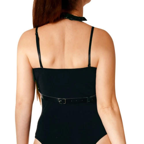 Жіноча портупея Art of Sex - Louise чорна XS-2XL, екошкіра