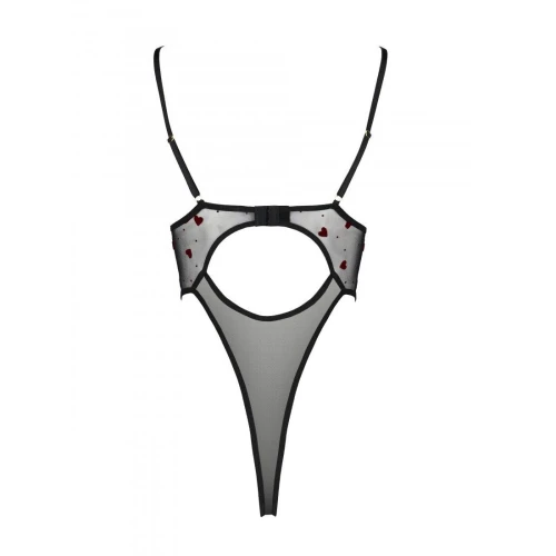 LOVELIA BODY black S/M — Еро-боді з малюнком (Чорне)