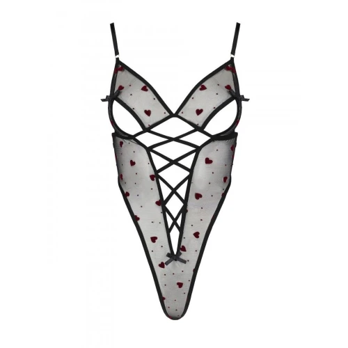 LOVELIA BODY black S/M — Еро-боді з малюнком (Чорне)