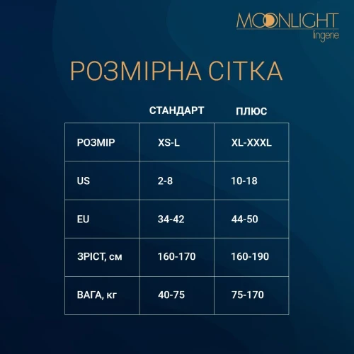 Платье для пышных женщин Moonlight Plus Model 05 Black