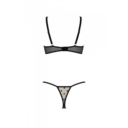 Комплект MARINA SET WITH OPEN BRA beige S/M - Passion