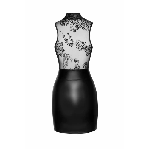 Сукня Noir Handmade F241 Short dress with powerwetlook skirt and tulle top - 3XL