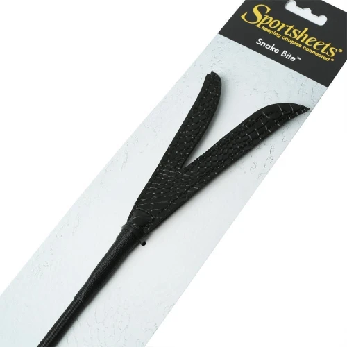 Sportsheets Snake Bite Crop - Шлепалка для БДСМ "Язык Змеи"