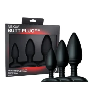 Nexus Butt Plug Trio — Набор премиум анальных пробок 