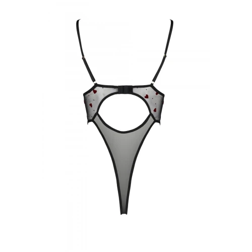 LOVELIA BODY black XXL/XXXL — Еро-боді з малюнком (Чорне)