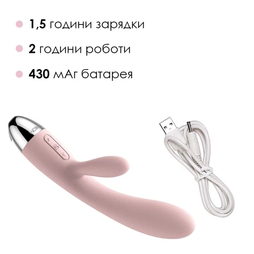 Svakom Alice Pale Pink - Вібратор кролик для точки G і клітора