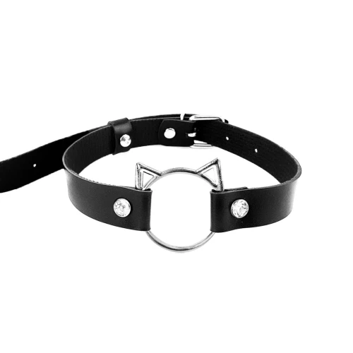 Чокер на шию Кішечка Art of Sex - Kiti з натуральної шкіри