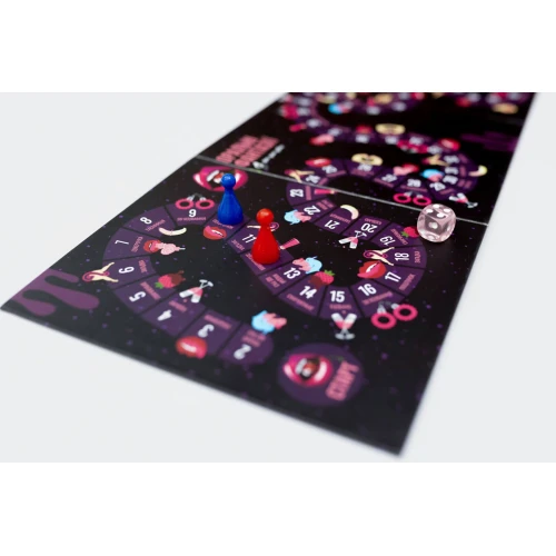 На фото изображена разноцветная эротическая игра «Оральні фантазії» (UA) для пар на светлом фоне.