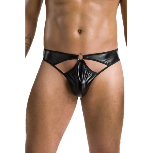 Passion 033 L/XL - Чоловічі труси "Слонік" THONG PAUL black