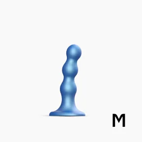 Strap-On-Me DILDO PLUG BALLS - M - Синя насадка для страпону