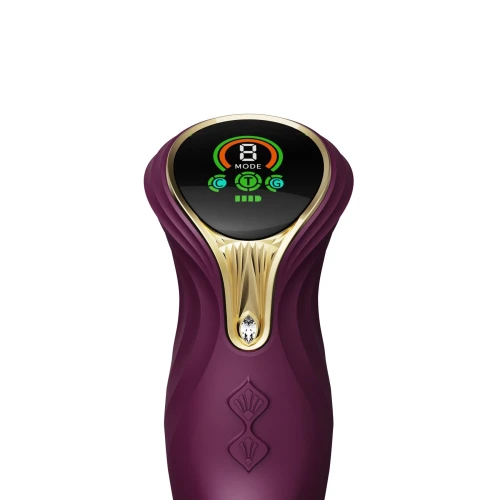 Zalo Mose Velvet Purple  - Премиум вибратор-кролик с пульсацией