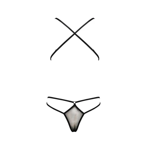 ERZA BODY black S/M - Боді монокіні з декольте