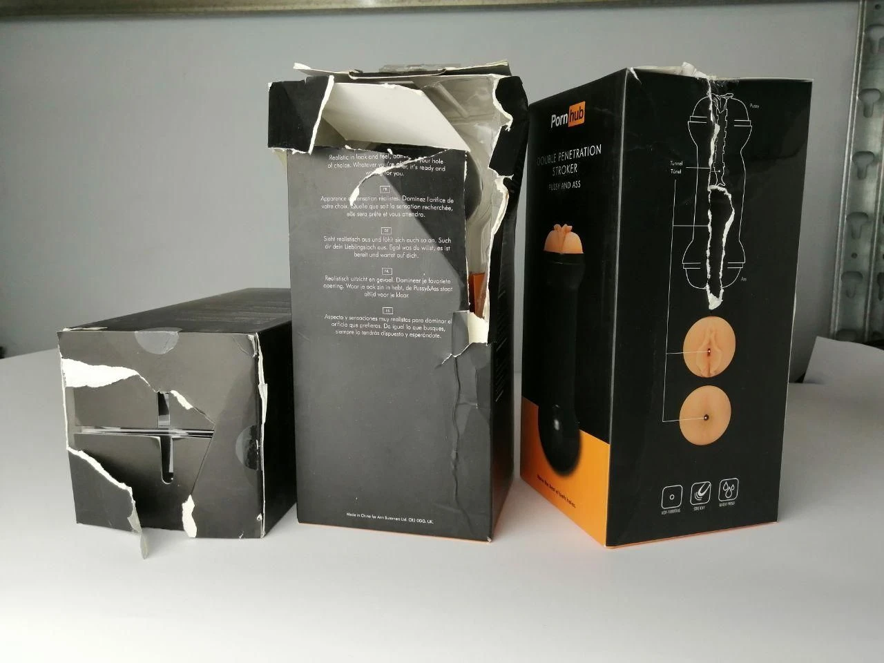 Мастурбатор Pornhub Double Penetration Stroker (испорченная упаковка)