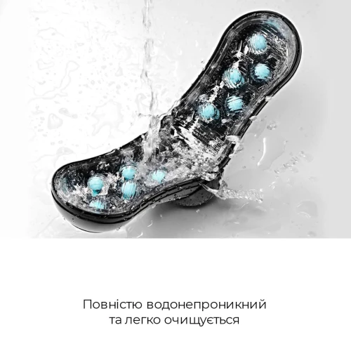 Tenga FLIP ORB STRONG - Blue Rush- Мастурбатор в футуристичном дизайне с плотными шариками внутри 