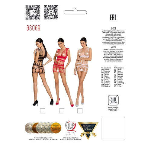 Бодистокинг Passion BS089 black