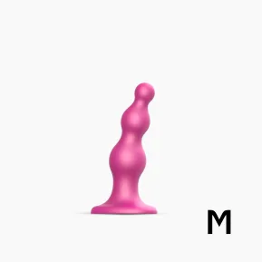 Strap-On-Me DILDO PLUG BALLS - M - Фіолетова насадка для страпону