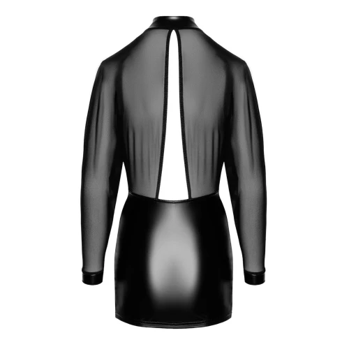 Сукня Noir Handmade F348 Powerwetlook and tulle dress - 3XL