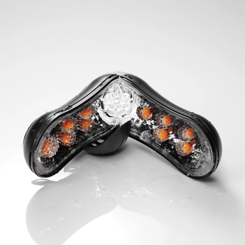 Tenga FLIP ORB STRONG - Orange Crash - Мастурбатор в футуристичном дизайне с плотными шариками внутри