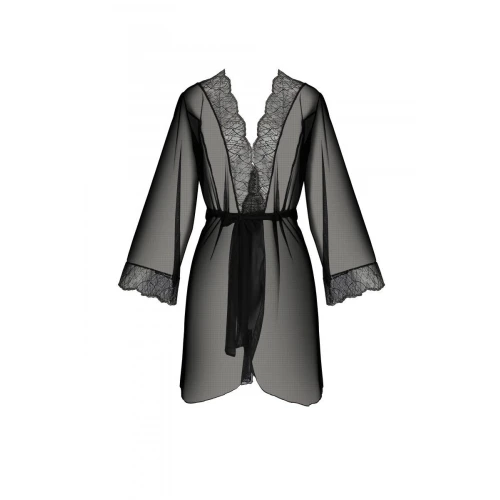 Пеньюар Passion AMBERLY PEIGNOIR black XXL/XXXL