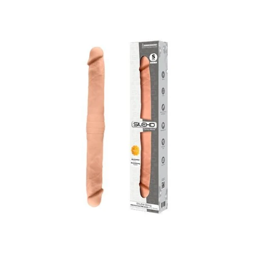 Фаллоимитатор двойной SIlexD Model 1 Double Dong S FleshSZ02 Flesh (мятая упаковка)