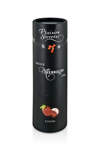 Plaisirs Secrets Litchi (59 мл) - съедобное массажное масло с афродизиаками