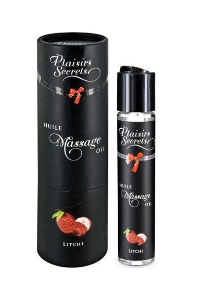 Plaisirs Secrets Litchi (59 мл) - съедобное массажное масло с афродизиаками
