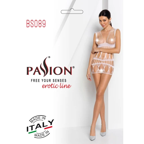 Бодистокинг Passion BS089 white