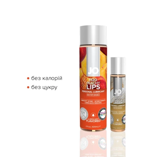 Распродажа!!! Комплект System JO GWP — Peachy Lips 120 мл & H2O Vanilla 30 мл (срок до 01.03.2025)