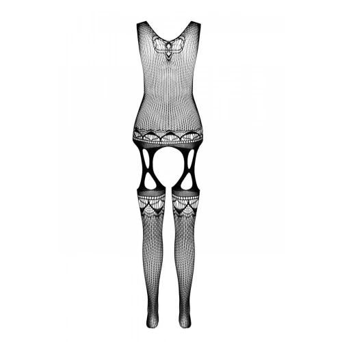 Passion BS099 black - Бодістокінг сітка з відкритим доступом