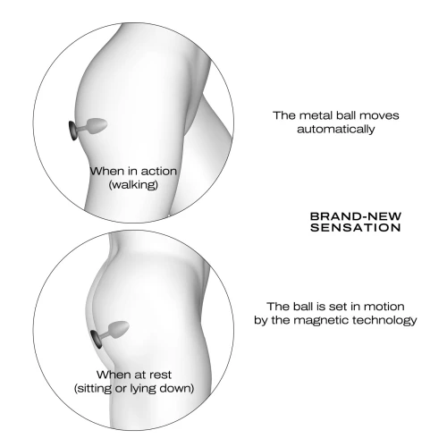 На фото зображено анальну вібропробку Dorcel GEISHA PLUG INFINITE L унісекс на світлому тлі