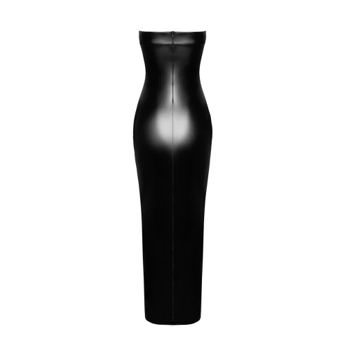 Сукня Noir Handmade F336 Powerwetlook long dress - 3XL