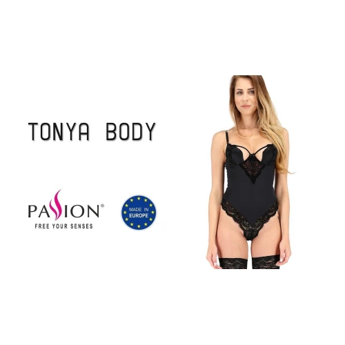 TONYA BODY black XXL/XXXL - Сексуальное боди