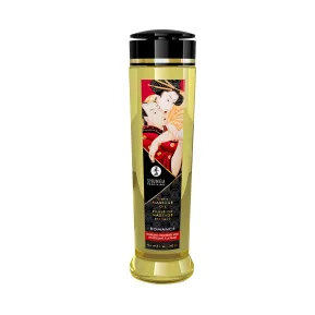Shunga Romance - Sparkling Strawberry Wine (240 мл) - увлажняющее массажное масло