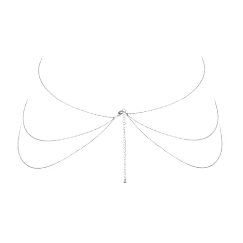 Цепочка для тела Bijoux Indiscrets Magnifique 8 Body Chain - Silver, украшение для тела
