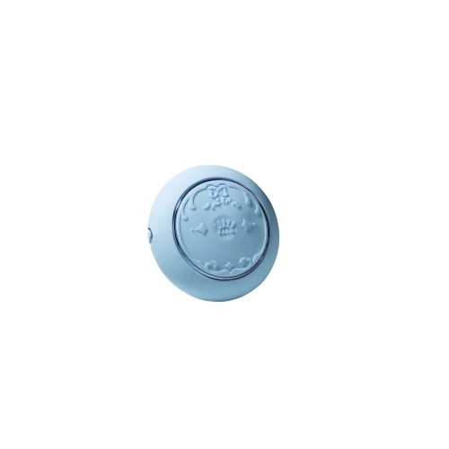 На фото изображен голубой вибратор Zalo - Fanfan set Royal Blue для пар на белом фоне.