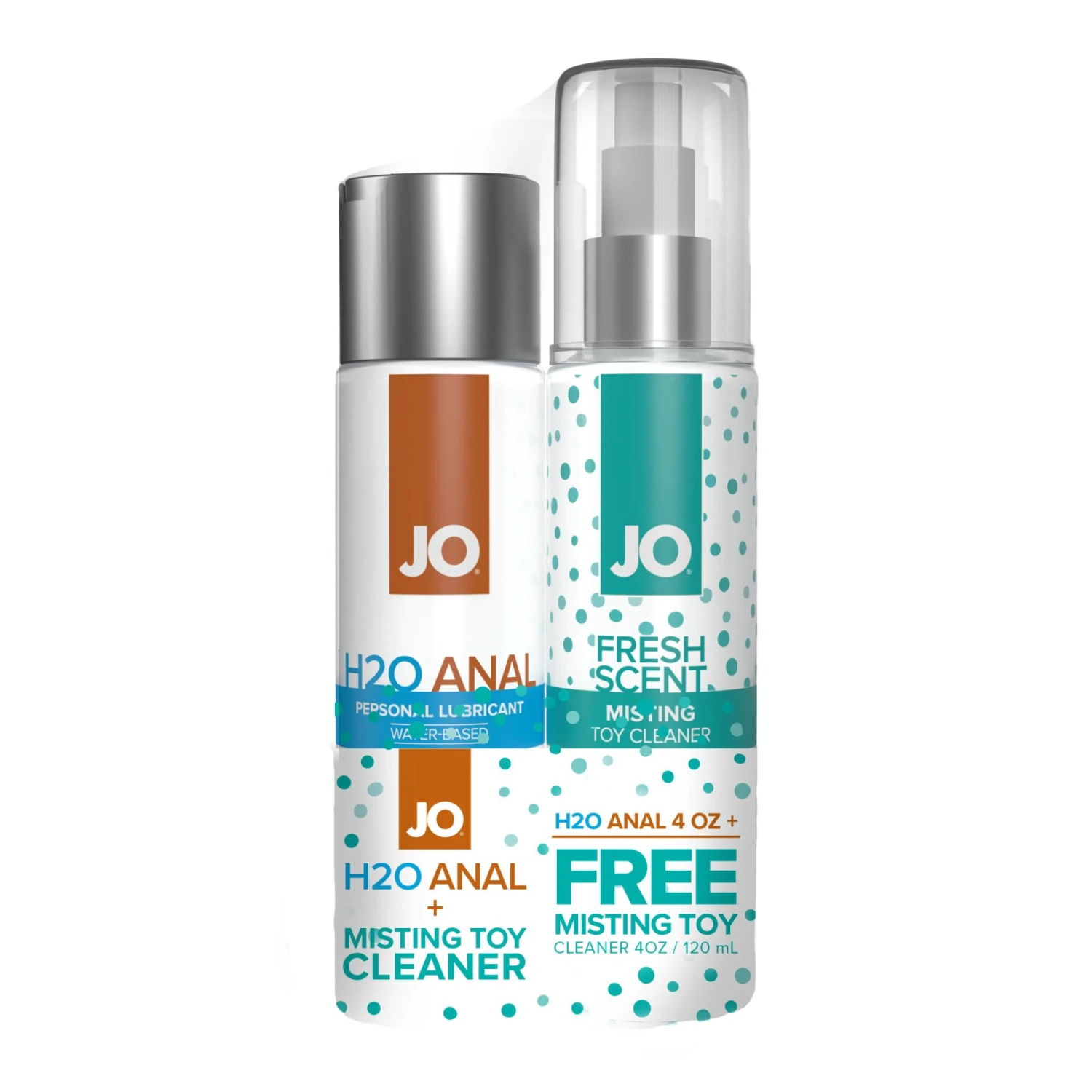 System JO GWP - H2O Anal + Toy Cleaner - Набор смазок для секса
